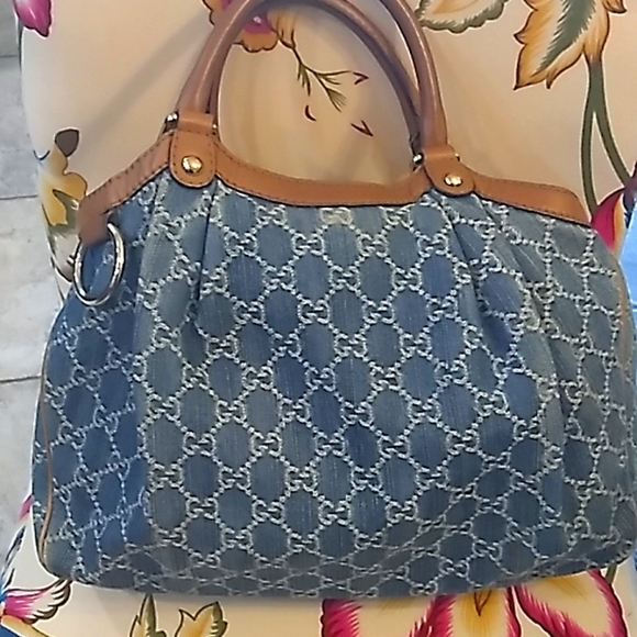 Gucci Handbags - **ON SALE**~GUCCI SUKEY~ BLUE DENIM~SHOULDER BAG